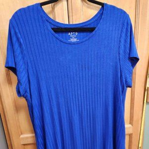 Royal Blue Ribbed Tunic by Apt. 9 (Kohl's)